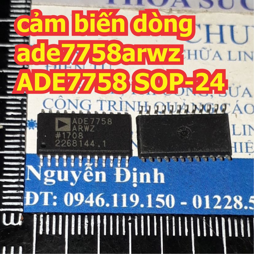 cảm biến dòng ADE7758ARWZ ADE7758 SOP-24 kde1327 kde1327