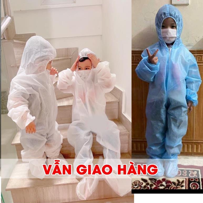 Đồ bảo hộ chóng dịch cho bé từ 1M1,1m3, 1m4 trở xuống - Bảo hộ Tâm Phát