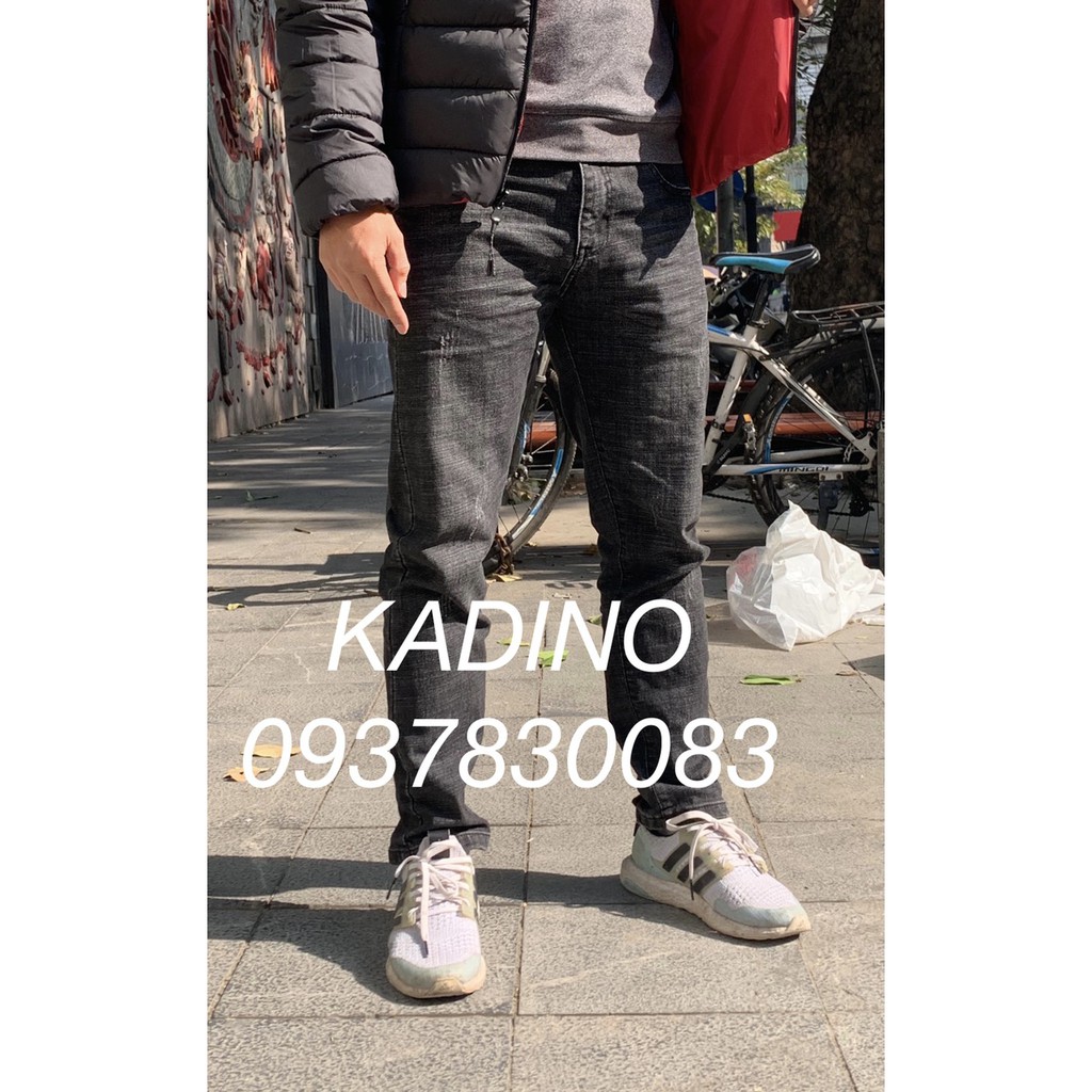 Quần JEAN bò nam CO GIÃN BASIC cao cấp trẻ trung