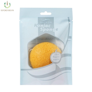 (Hàng Mới Về) Bông Tẩy Trang Konjac Tự Nhiên Chất Lượng Cao 2 Lớp