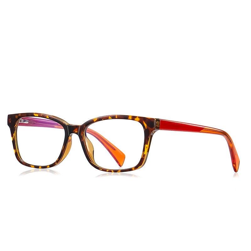 Mắt Kính Gọng Vuông Màu Sắc Kẹo Ngọt Chống Bức Xạ Dành Cho Trẻ Em