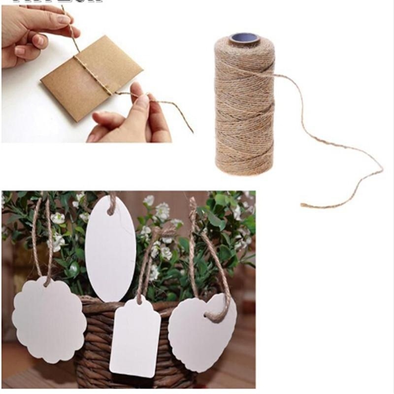 Cuộn dây đay tự nhiên dùng trang trí thủ công DIY phong cách 2020