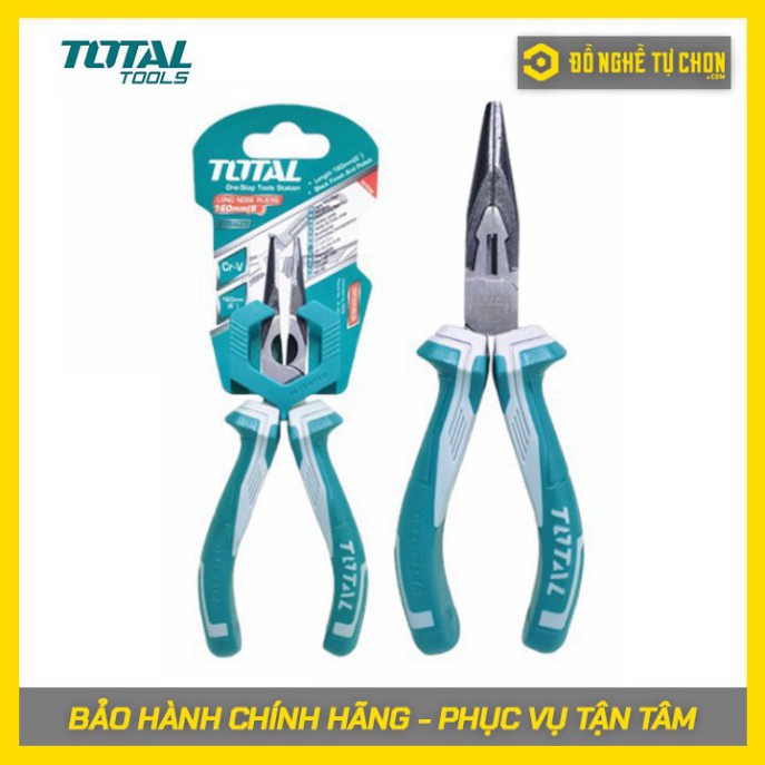 Kềm mũi nhọn 6in Total THT220606S