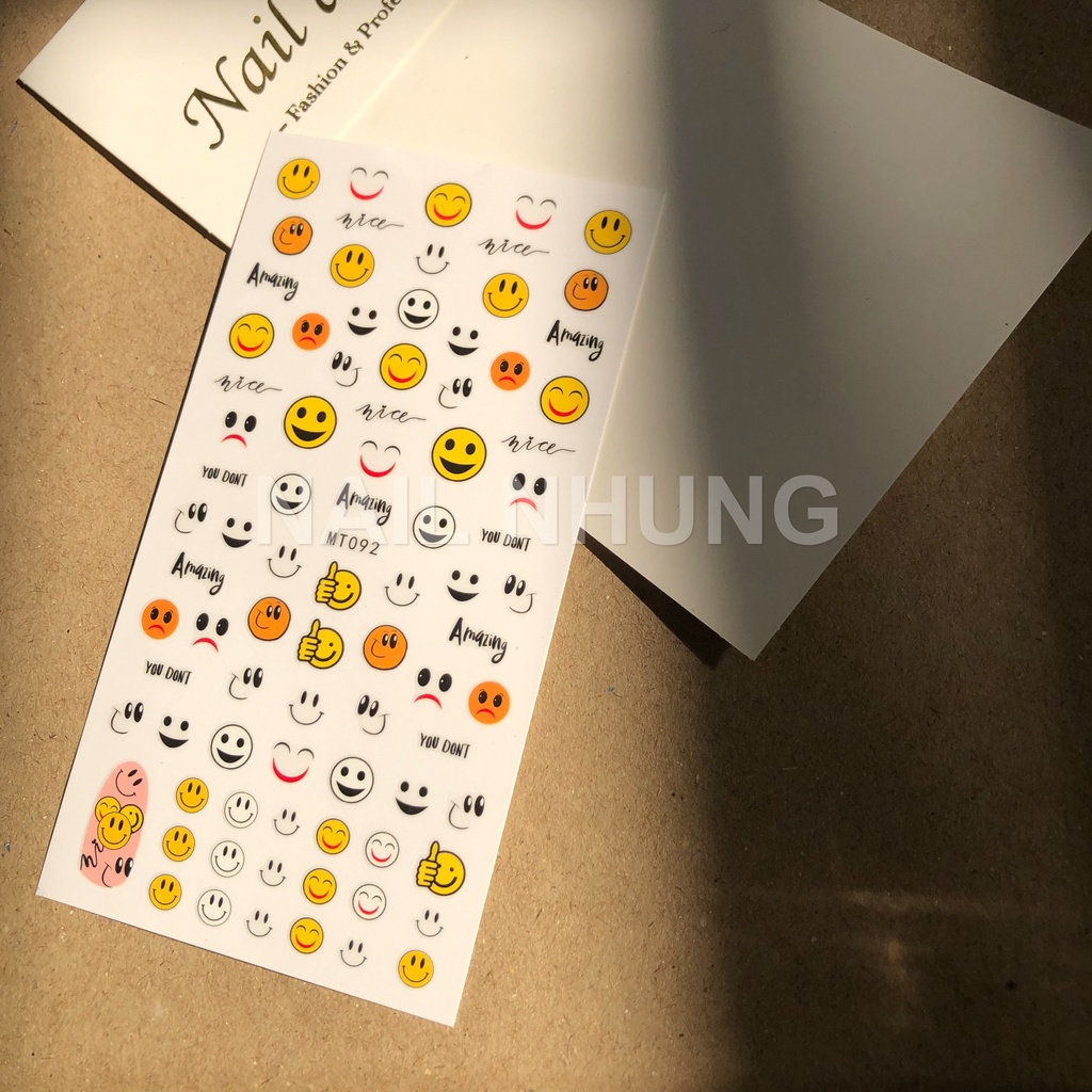 Sticker dán móng tay hoạt hình - MT