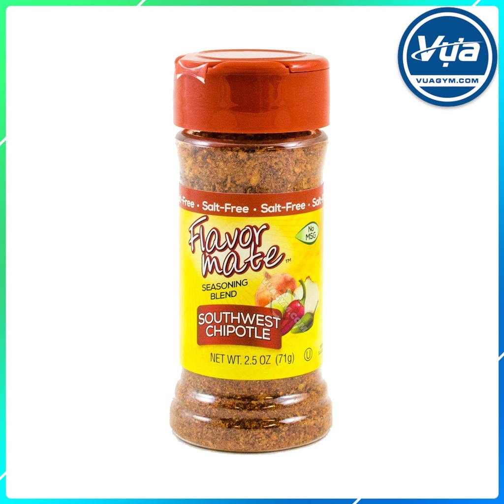 Gia vị ăn kiêng Flavor Mate Salt-Free - Southwest Chipotle 2.5 Oz (71g)