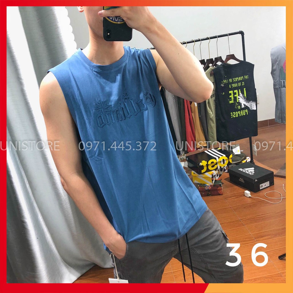 Áo tanktop sát nách 3 lỗ bigsize tập gym nam SNTQ363738