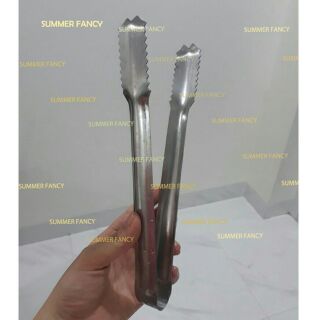 Kẹp Gắp Đá răng cưa Inox Ice clip