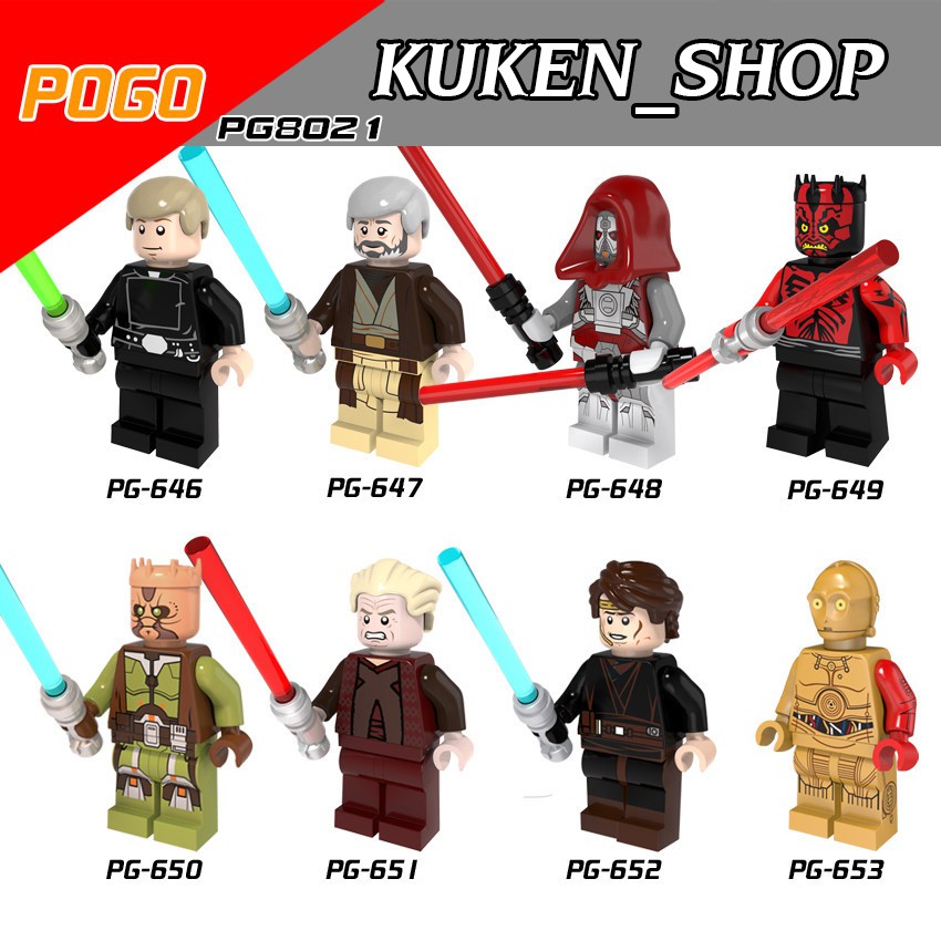 Minifigures Các Mẫu Nhân Vật Trong Star Wars PG8021 - Mini Cuộc Chiến Giữa Các Vì Sao