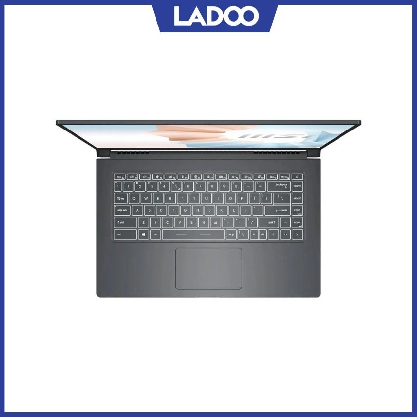 Laptop MSI Modern 15 A10MU-667VN (Core i5-10210U/ 8GB/ 512GB/ Intel UHD/ 15.6 inch FHD/ Win 10/ Xám - Bảo hành 12 tháng