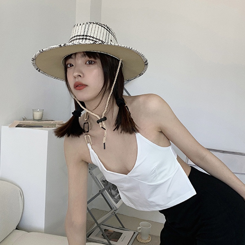 Nón Cối Rộng Vành Chống Tia Uv Thời Trang Đi Biển Mùa Hè Cho Nữ