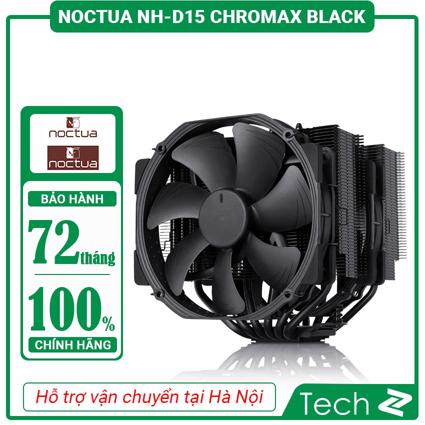 Tản nhiệt khí NOCTUA NH-D15 Chromax Black