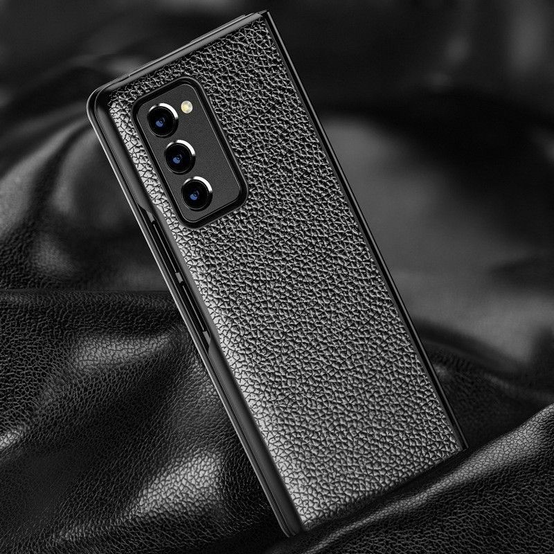 Ốp lưng LikGus da cho Samsung Galaxy Z Fold 2, 5G vân da