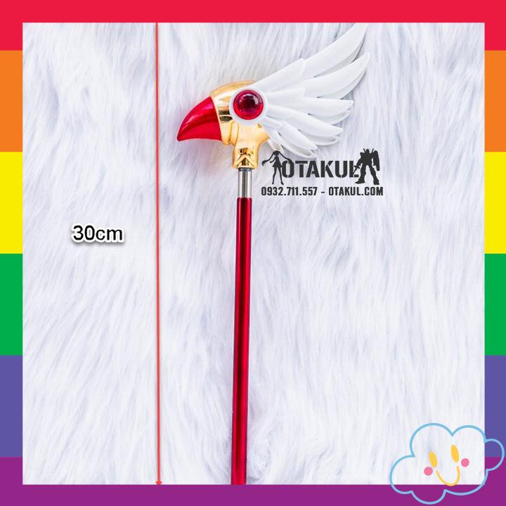 Gậy Phép Thuật Mỏ Chim Sakura Bằng Kim Loại Dài 50cm