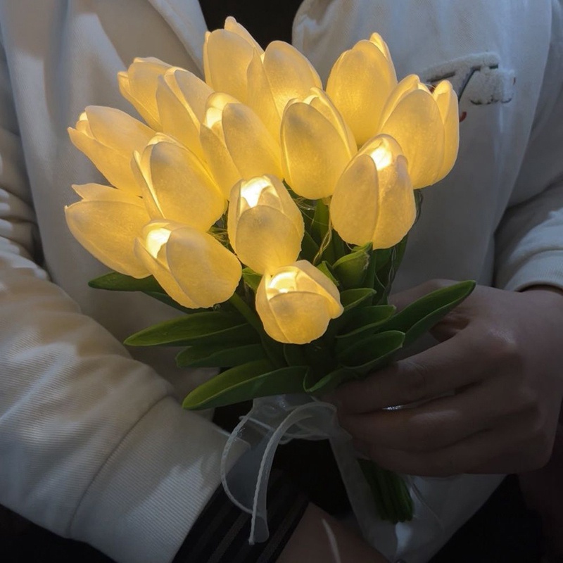 Đèn LED Hình Hoa Tulip Trang Trí