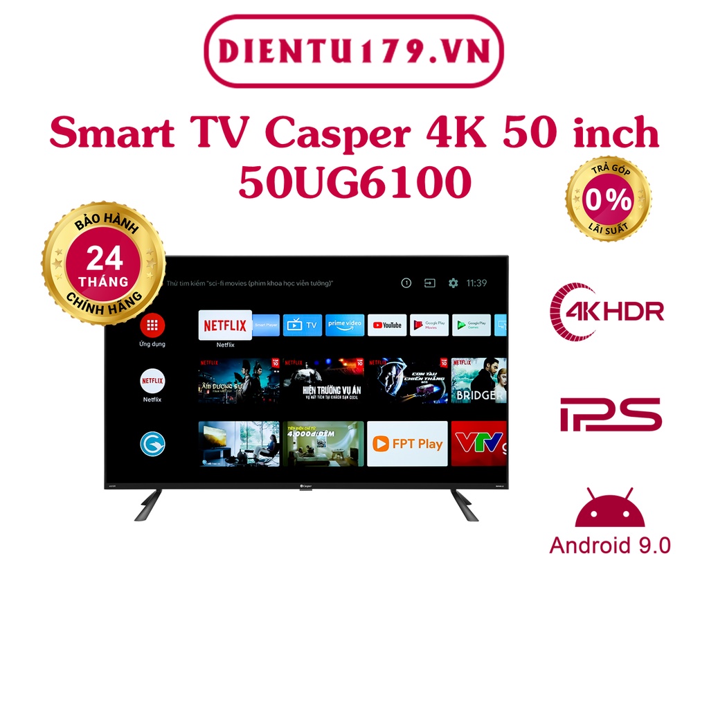 Tivi Led Casper 4K 50 inch 50UG6100