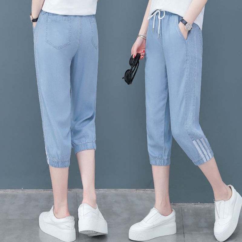 Quần Jeans Lửng Thời Trang Dành Cho Nữ