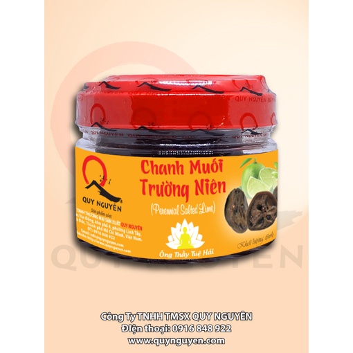 Chanh Muối Quy Nguyên 220gr - Chanh muối ông Thầy Tuệ Hải