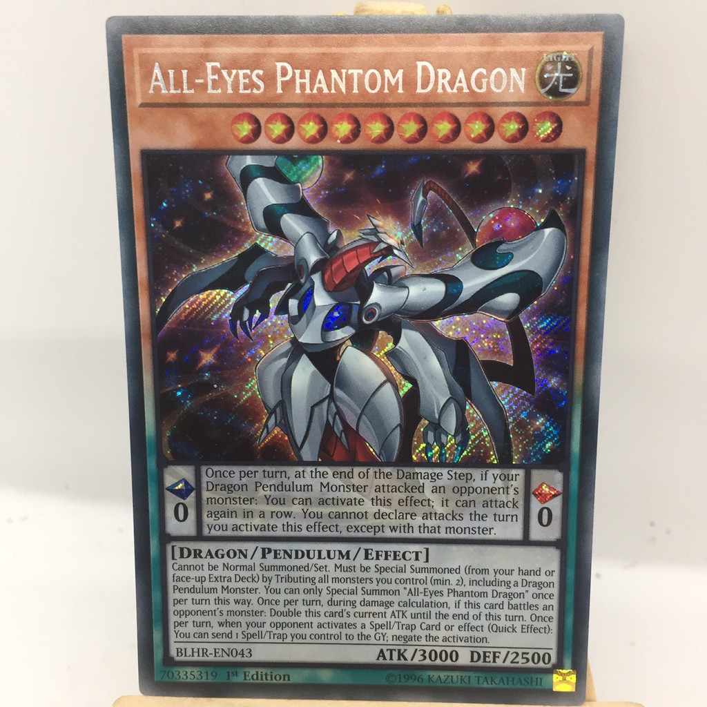 Thẻ Bài Yugioh | All-Eyes Phantom Dragon - BLHR-EN043 - Secret Rare 1st Edition | By Tuấn