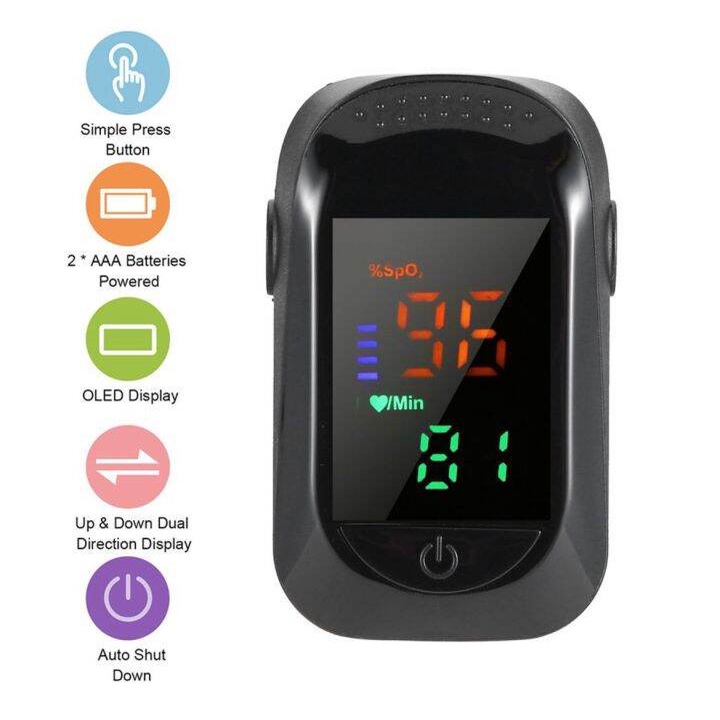 Máy đo nồng độ oxy A2 màn hình oled xanh dương máy đo SP02 giá rẻ