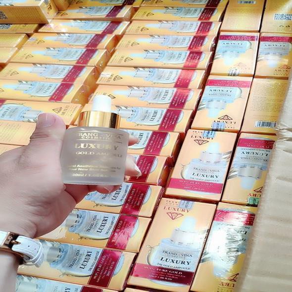 Serum TRANG VINA Cosmetics Luxury - 24k Gold Ampoule  - Wanbishop86