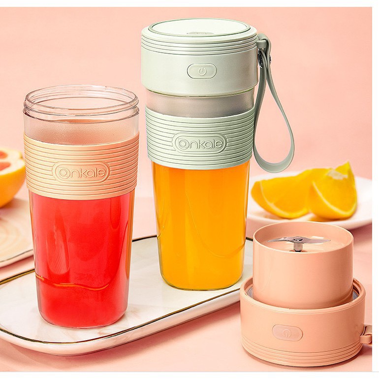 Máy xay sinh tố cầm tay xạc điện, cắm USB Ankale