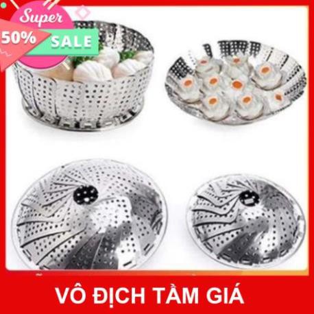 Vỉ hấp inox xòe, gấp gọn đa năng