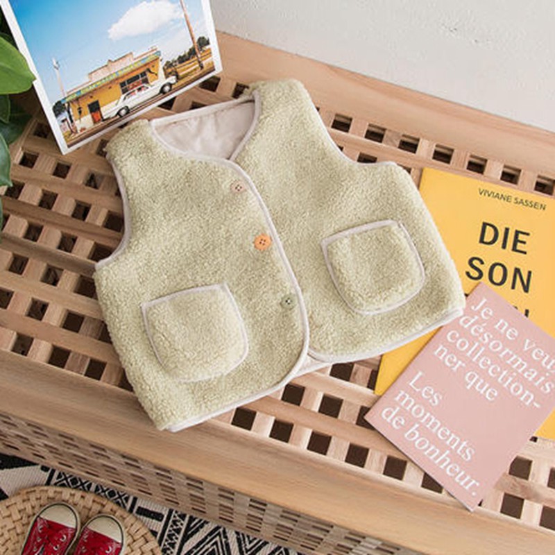 Áo Khoác Cardigan Sát Nách Xinh Xắn Cho Bé Gái
