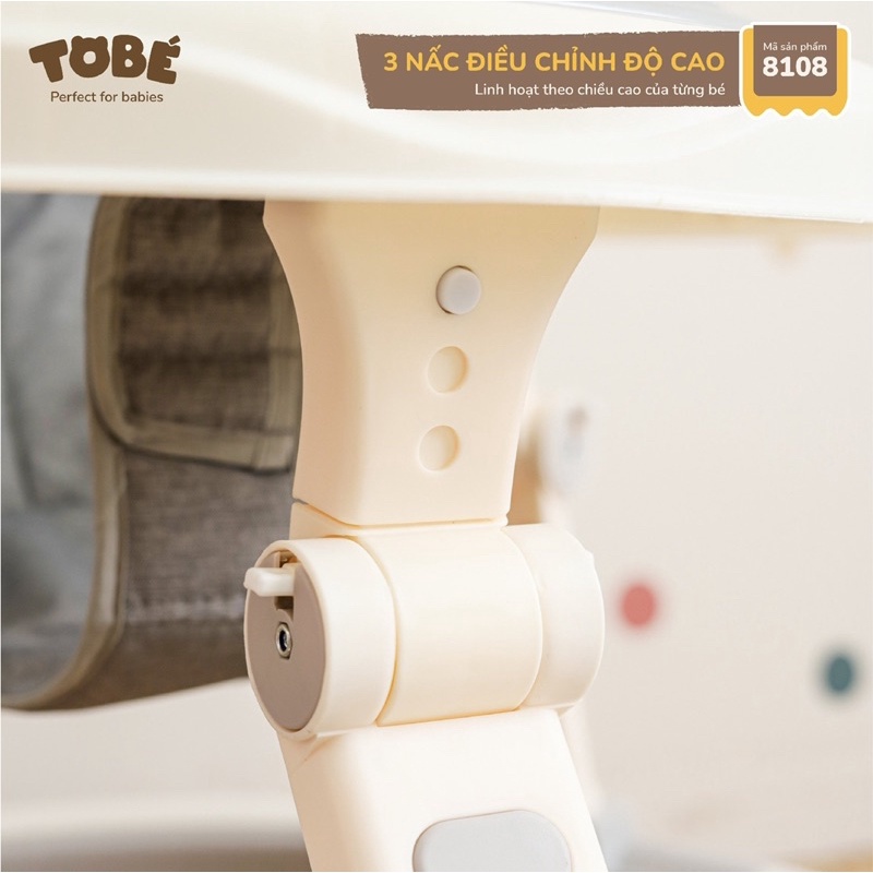 Xe tập đi Dubie, Nica đa năng Tobé, có bàn phát nhạc kèm đồ chơi an toàn cho bé