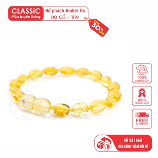 vòng tay Amber Úc size 14-16 cm