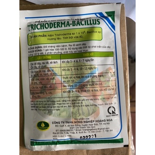 NẤM ĐỐI KHÁNG TRICHODERMA-BACILLUS.SP gói 100gr VTNN NHẤT VIỆT