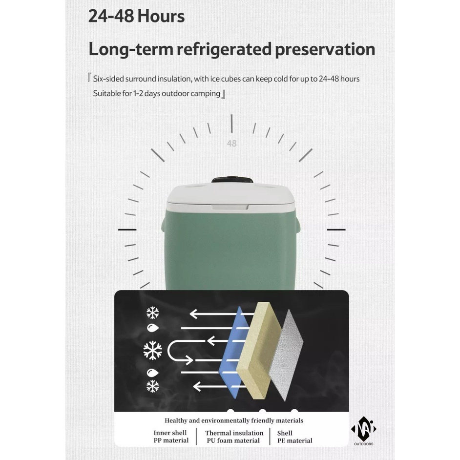 Thùng giữ nhiêt tới 48h NatureHike NH20SJ021