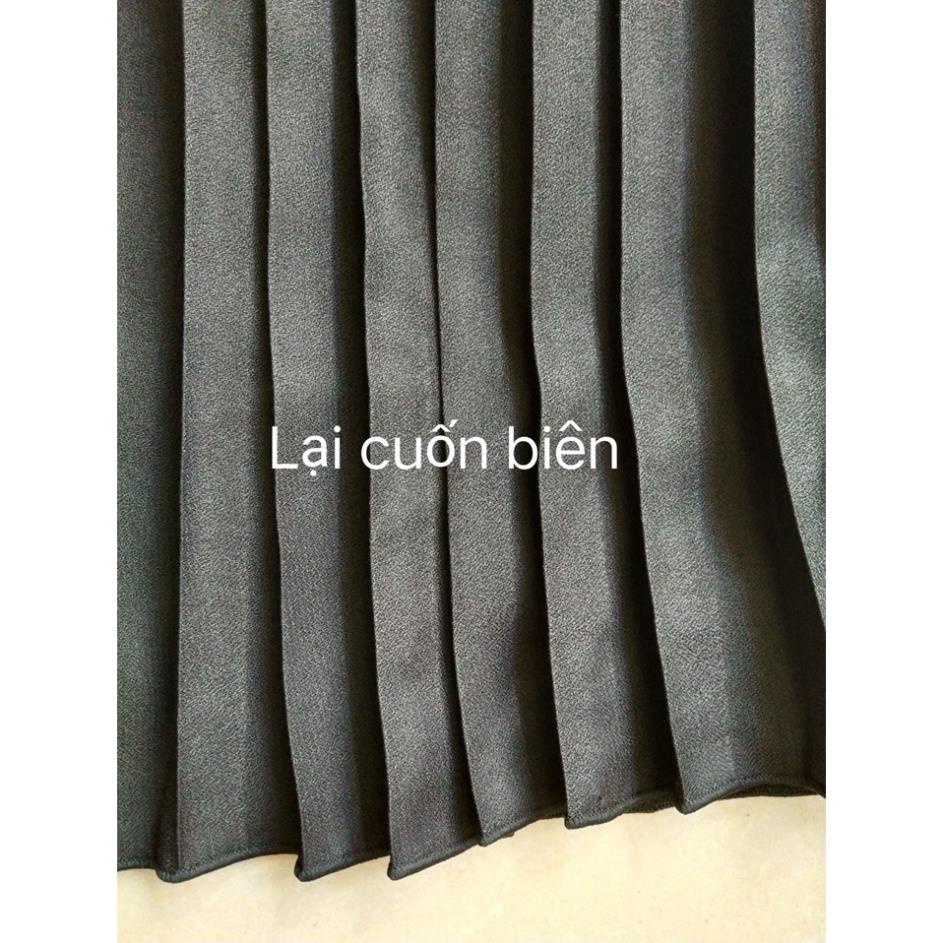 Chân váy xếp ly dáng dài xinh lung linh