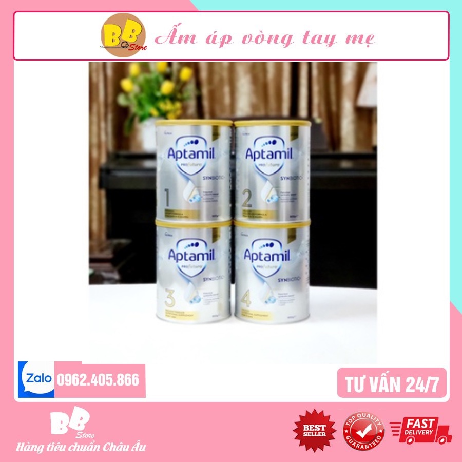 Sữa bột Aptamil  Profutural Úc - Dòng Sữa Cao Cấp Giúp Bé Phát Triển Toàn Diện 900gr