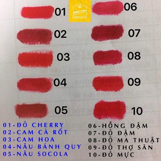 SON LỲ BEAU SHOP MATTE LIPSTICK VỎ VÀNG