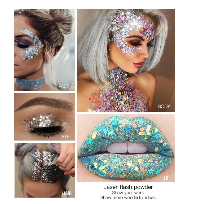 Phấn mắt kim tuyến lấp lánh đa năng phong cách châu Âu
 | BigBuy360 - bigbuy360.vn