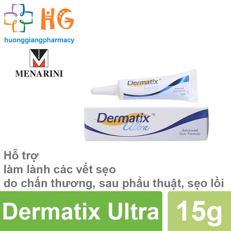 Gel bôi sẹo Dermatix Ultra - Giúp làm lành các vết sẹo do chấn thương, sau phẩu thuật, vết sẹo phì đại (Tuyb 15g)