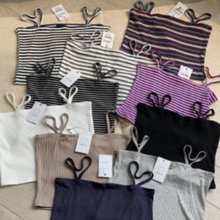 Áo 2 dây thun gân tk TKP65 1994closet