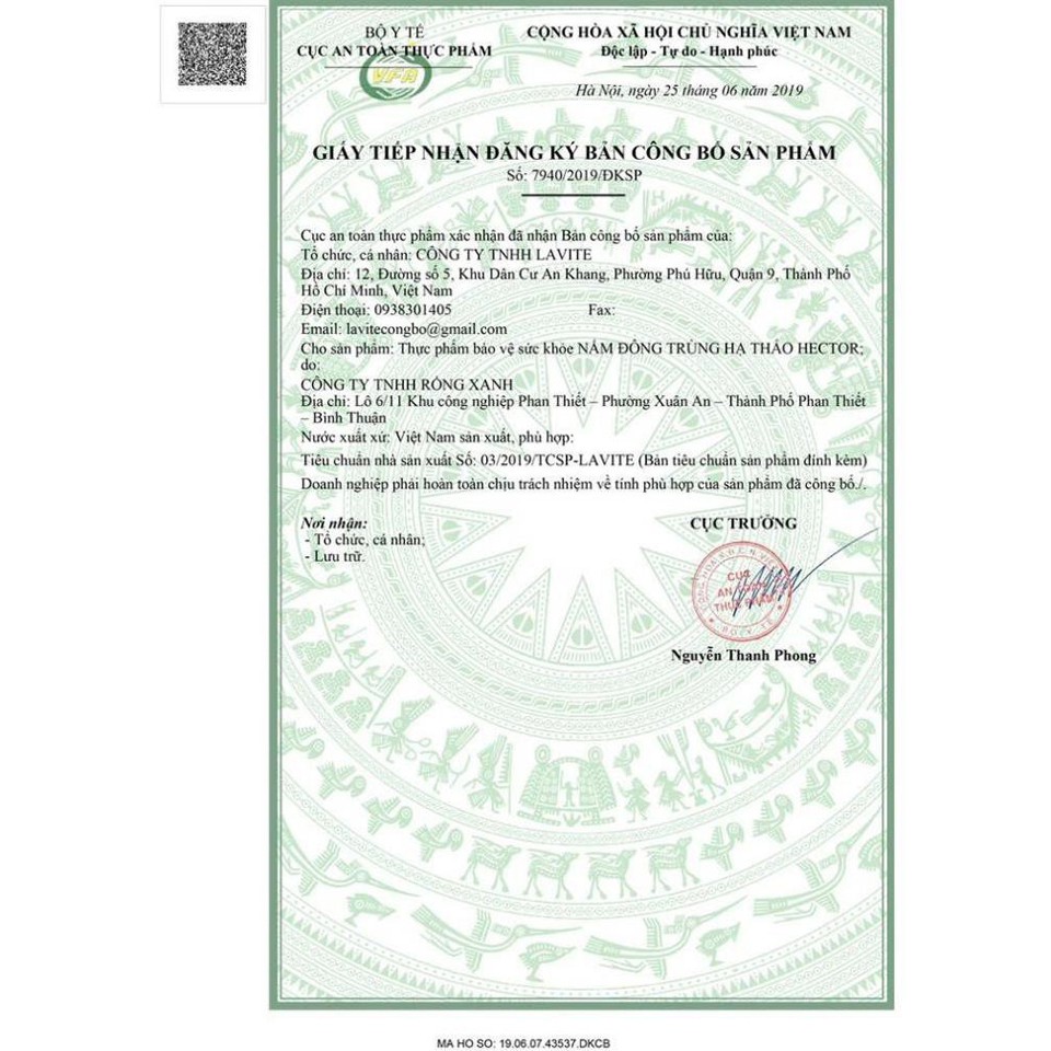 [Chính hãng] Đông trùng hạ thảo Hector sấy thăng hoa (Lọ 5 gram) | BigBuy360 - bigbuy360.vn