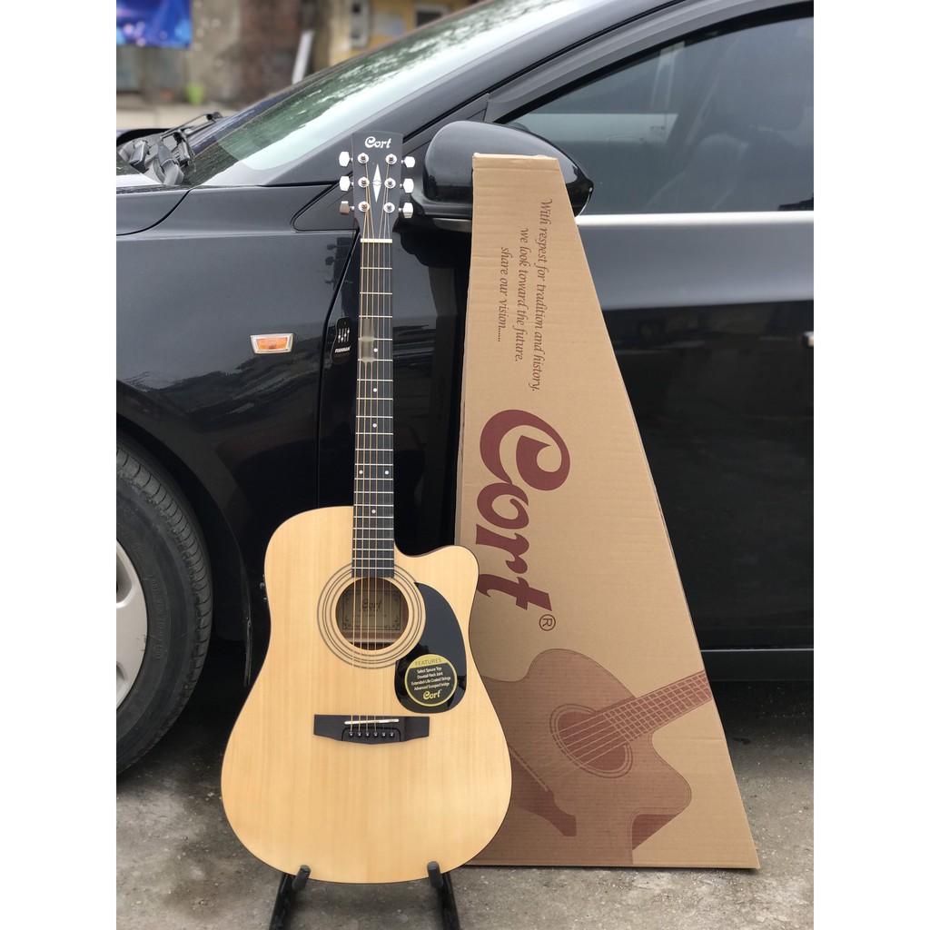 Guitar Acoustic Cort AD810 CE (tặng kèm phụ kiện)