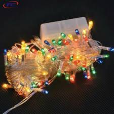 Dây đèn led chớp nháy xanh trắng tím trang trí trong nhà, ngoài trời lung linh rực rỡ