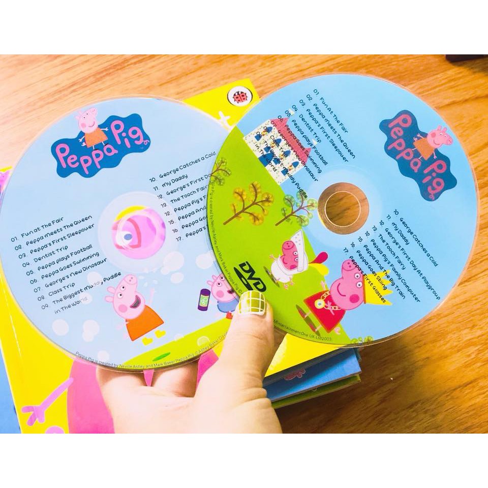Bộ nhập - Peppa Pig (20 Quyển + 2CD) 20 cuốn