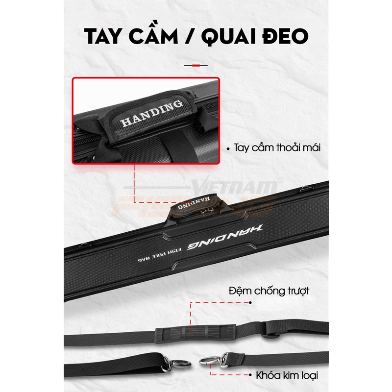 [Chính hãng] [Ảnh thật] Bao đựng cần Handing II. Chuyên dùng cho môn câu Đài.