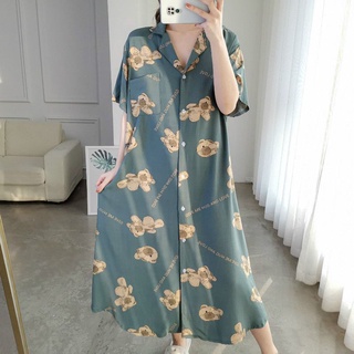 Đồ ngủ tay ngắn oversize cho nữ (40-150kg)