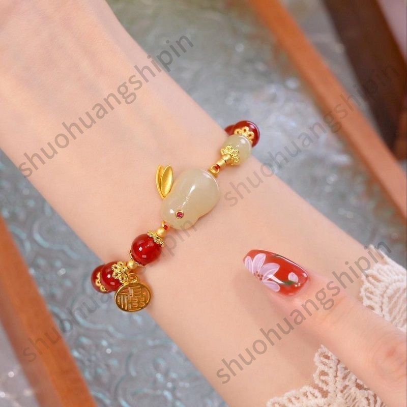 Vòng Tay Hình Thỏ May Mắn Dễ Thương Thời Trang