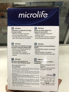 Máy đo huyết áp Microlife A3 Basic