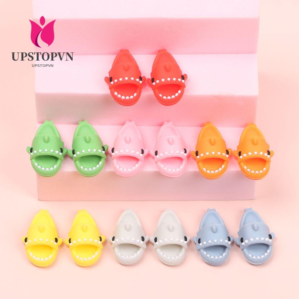 UPSTOP 1 Pairs 12BJD Doll Shoes Dolls Accessories Shark Slippers Dress Up Toys Girl Gifts