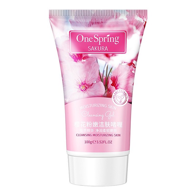 Chai Gel Tẩy Tế Bào Chết One Spring 4 Vị Làm Sạch, Kiểm Soát Dầu, Thu Nhỏ lỗ Chân Lông 100gr