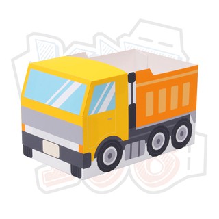 Mô hình giấy đồ chơi Hộp xe tải