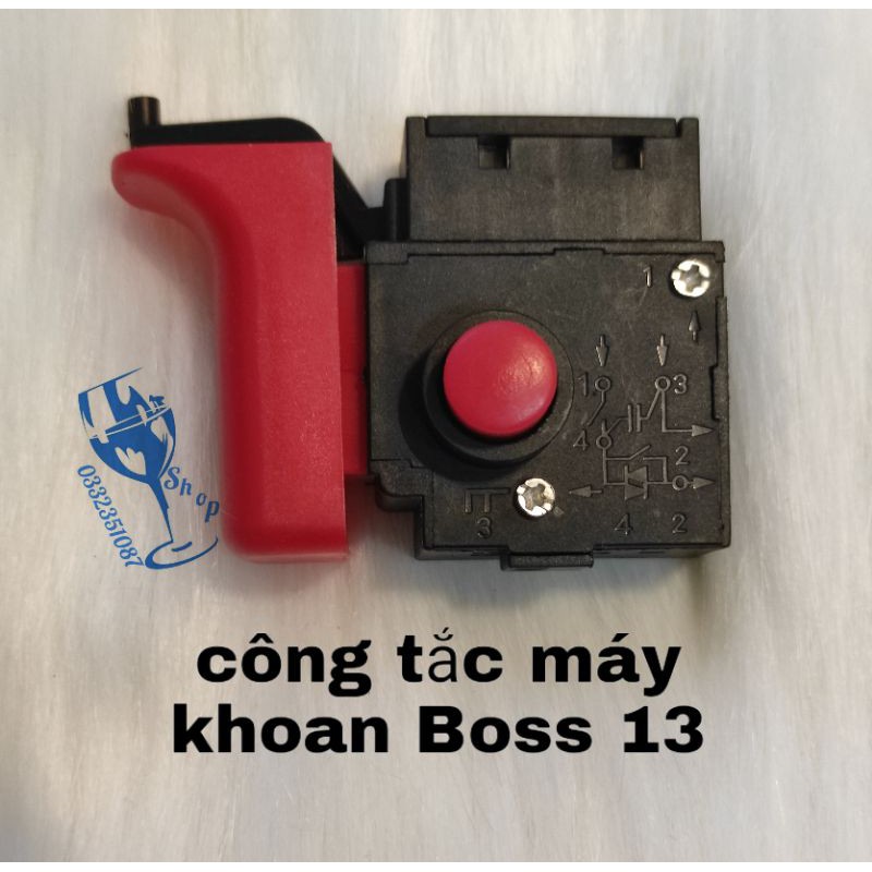 công tắc máy khoan Boss đầu 13 không áp hàng đẹp