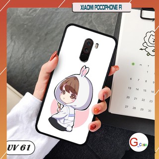 Ốp điện thoại Xiaomi Pocophone F1 lưng nhám viền cao su dẻo in hình